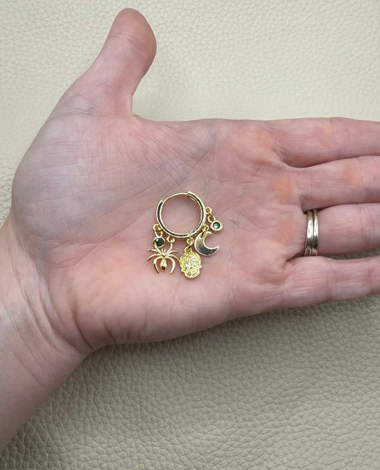 Spooky Season π Mini Charm Earrings