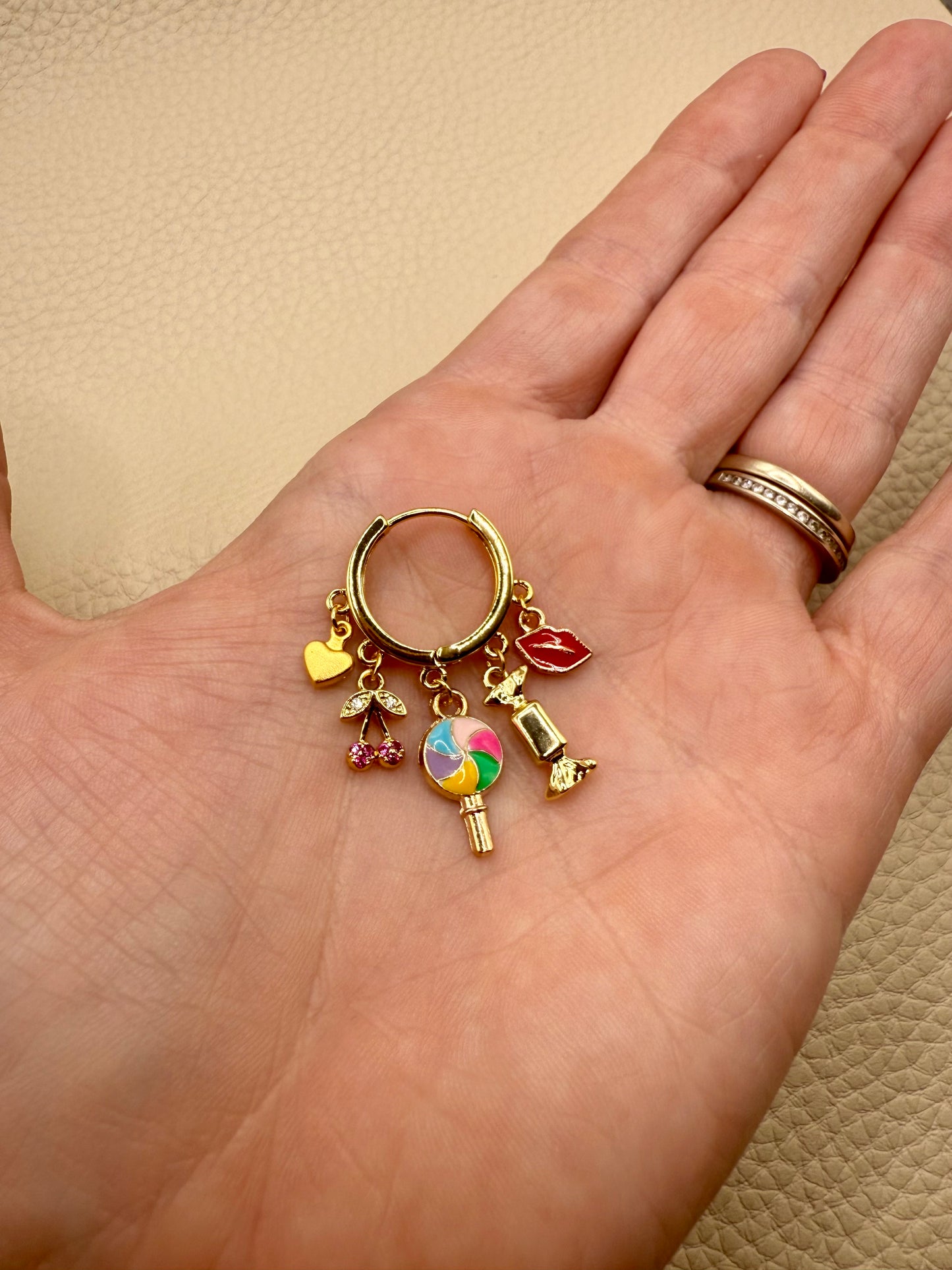 Candy Girl 🍭 Mini Charm Earrings