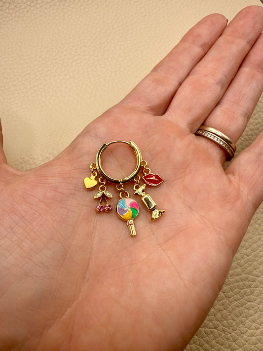 Candy Girl 🍭 Mini Charm Earrings