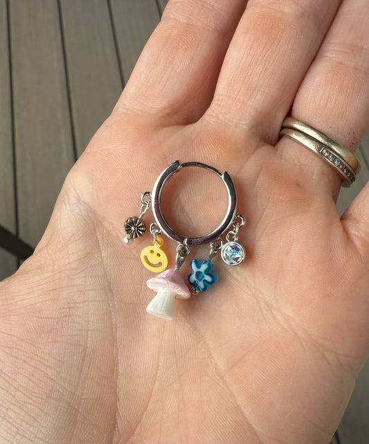 Forest Fun 🍄 Mini Charm Earrings