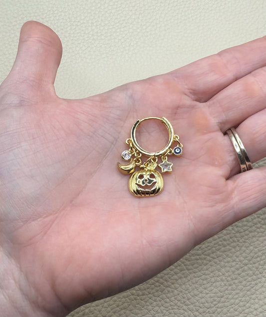 This is Halloween π Mini Charm Earrings