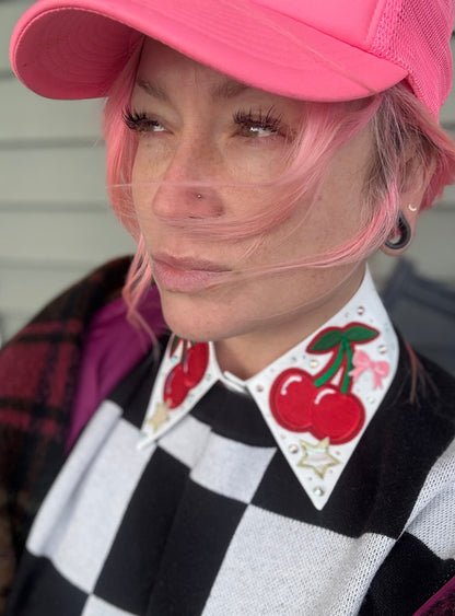 Cherry Dopamine Detachable Collar