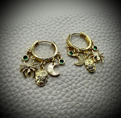 Spooky Season 💀 Mini Charm Earrings