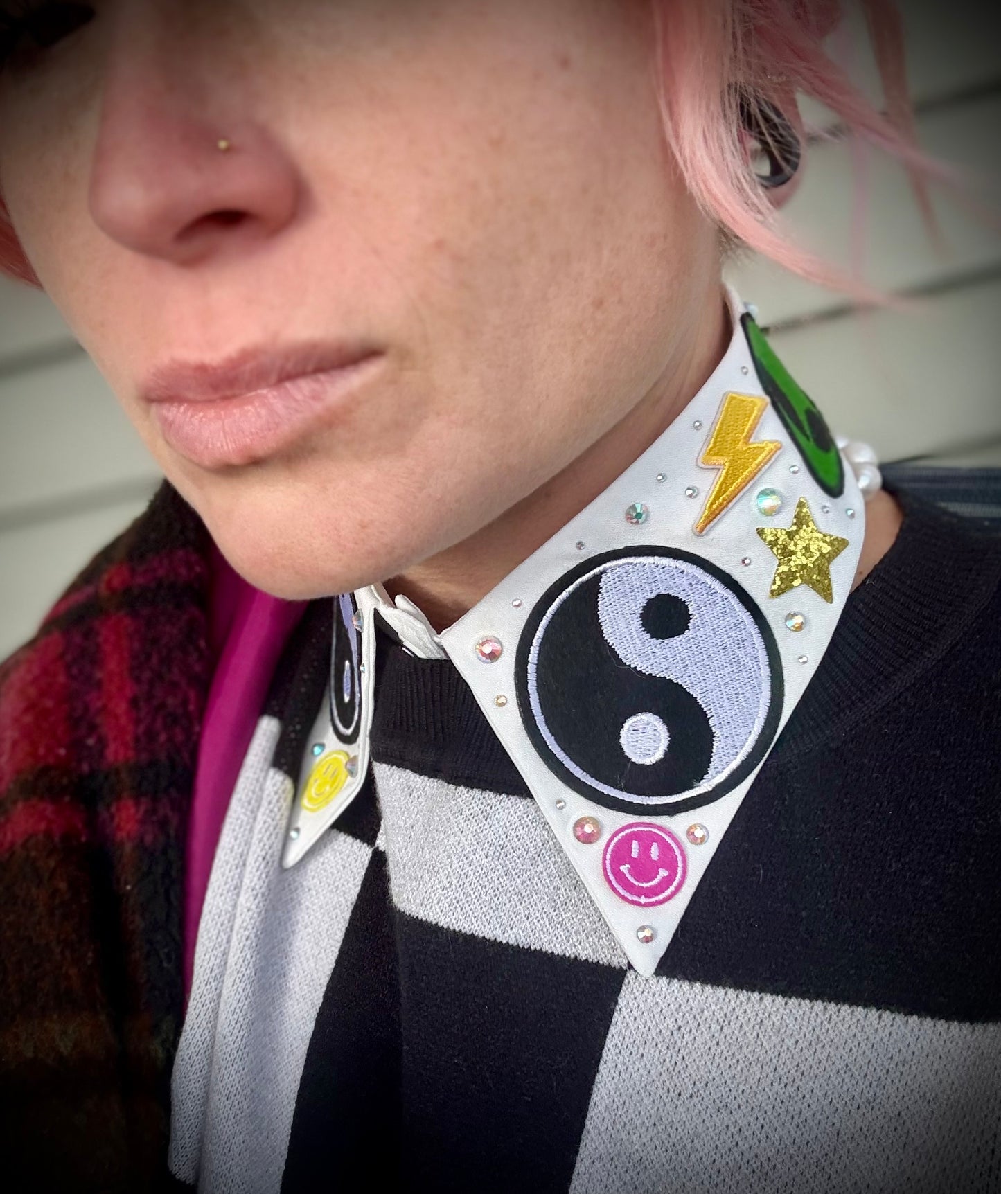 90s Dopamine Detachable Collar