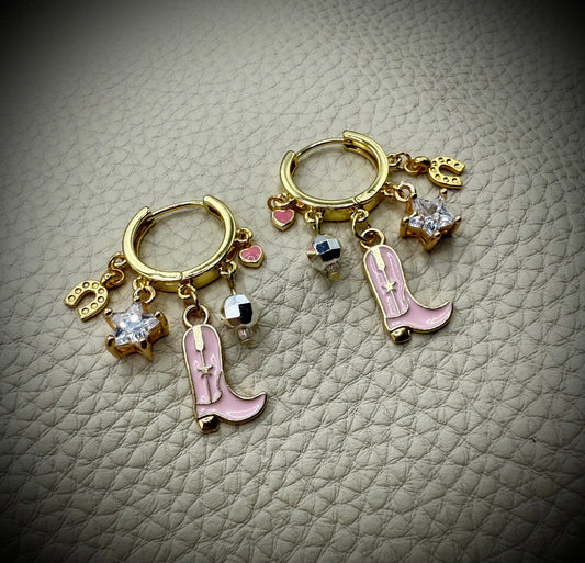 Disco Cowgirl 🤠 Mini Charm Earrings
