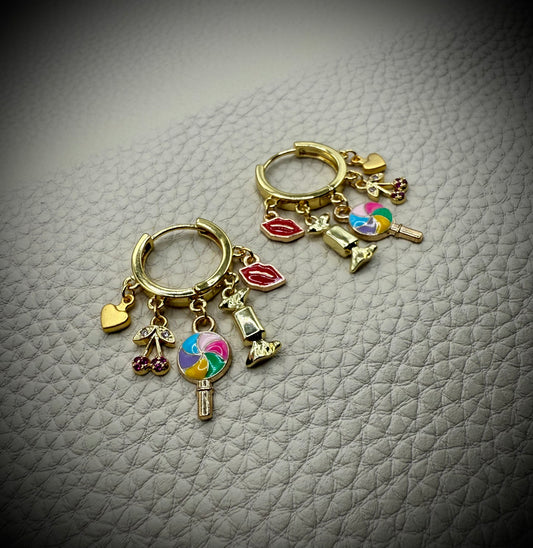 Candy Girl 🍭 Mini Charm Earrings