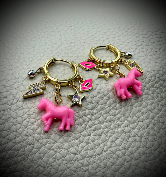 Pink Pony Club🔥 Mini Charm Earrings