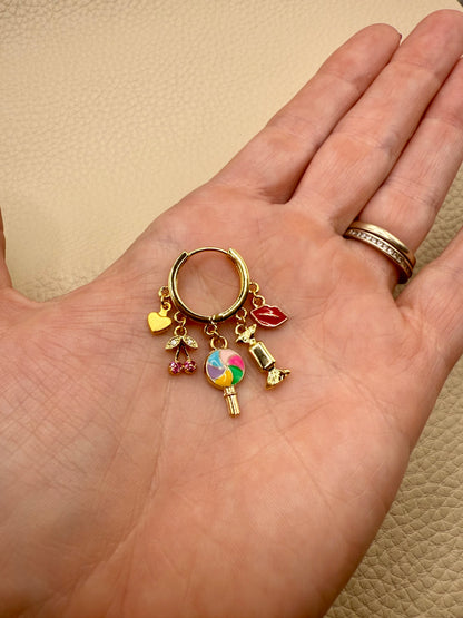 Candy Girl 🍭 Mini Charm Earrings