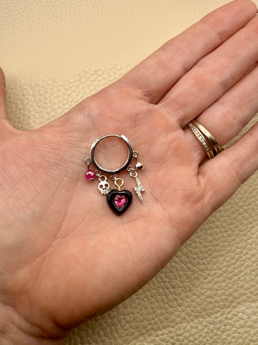 Goth Barbie 💞 Mini Charm Earrings