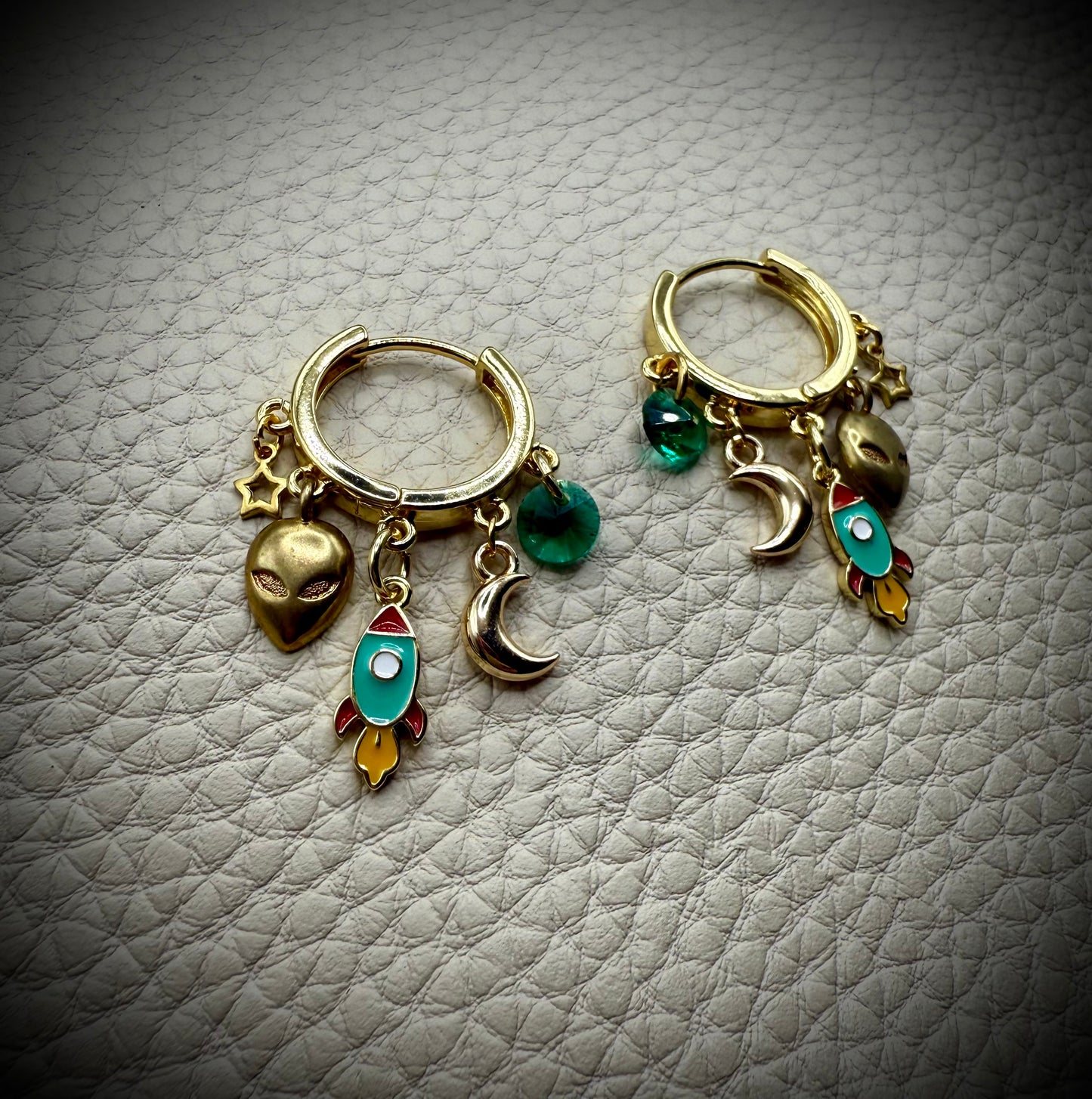 Space Oddity 🚀 Mini Charm Earrings