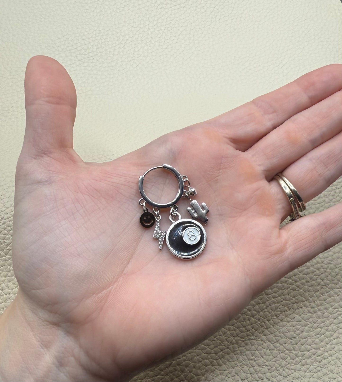 Magic 8 Ball 🎱 Mini Charm Earrings