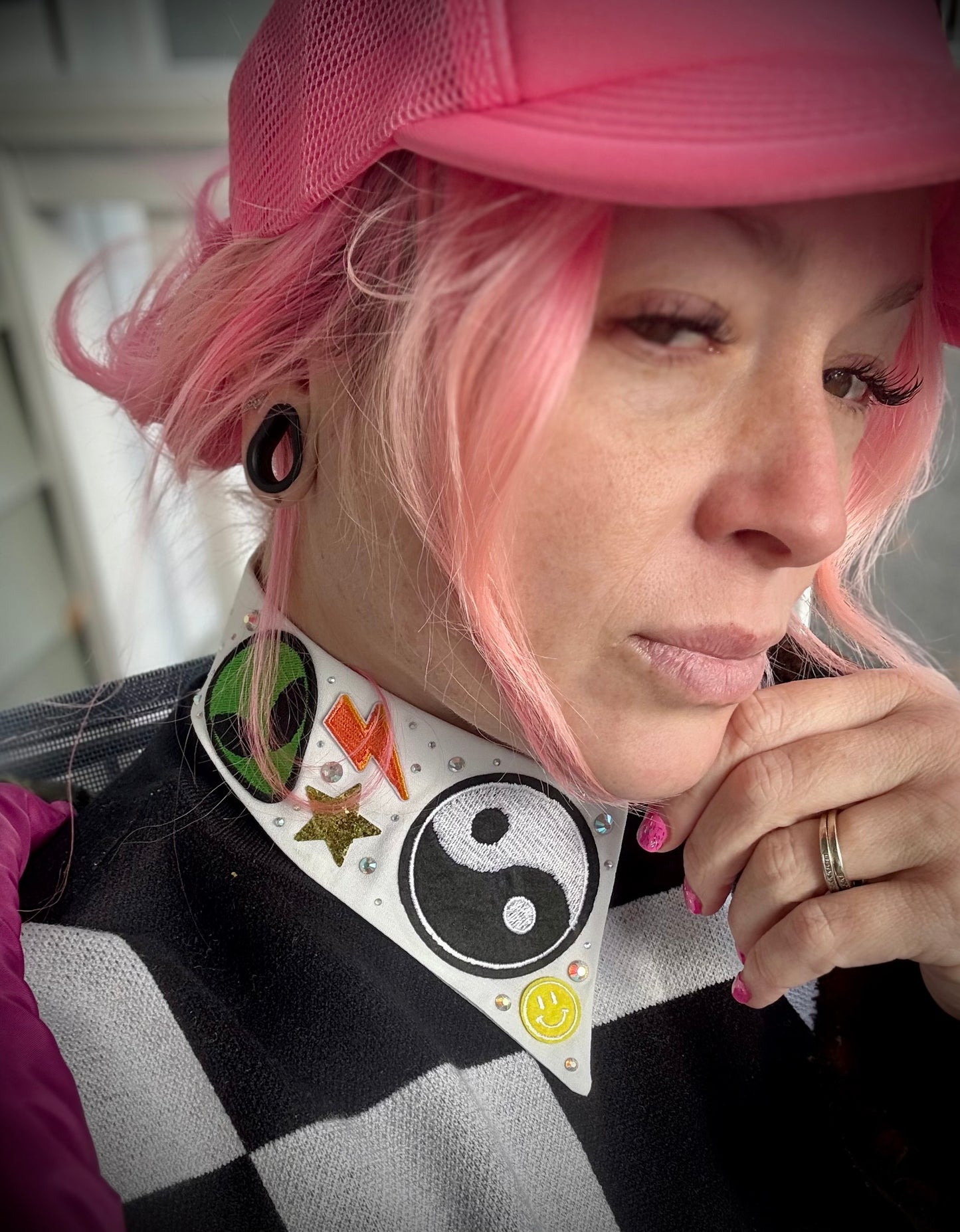 90s Dopamine Detachable Collar