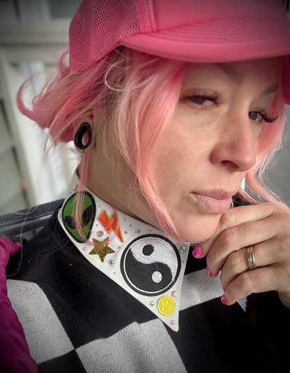 90s Dopamine Detachable Collar