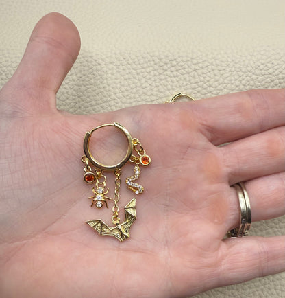 Bats in the Belfry 🦇 Mini Charm Earrings