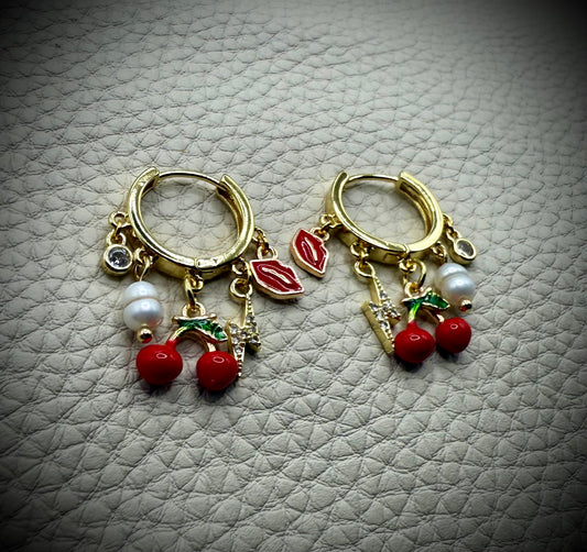 Lolita 🍒 Mini Charm Earrings
