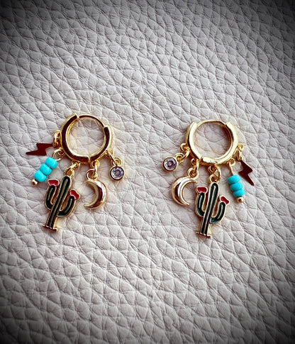 Desert Dusk 🌵 Mini Charm Earrings