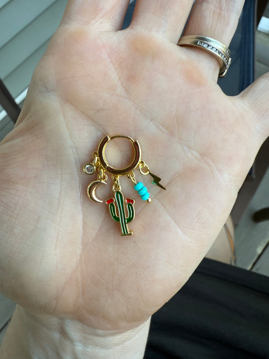 Desert Dusk 🌵 Mini Charm Earrings
