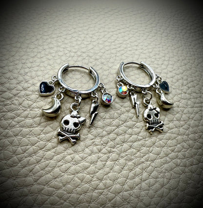 Princess of the Night 👸 Mini Charm Earrings